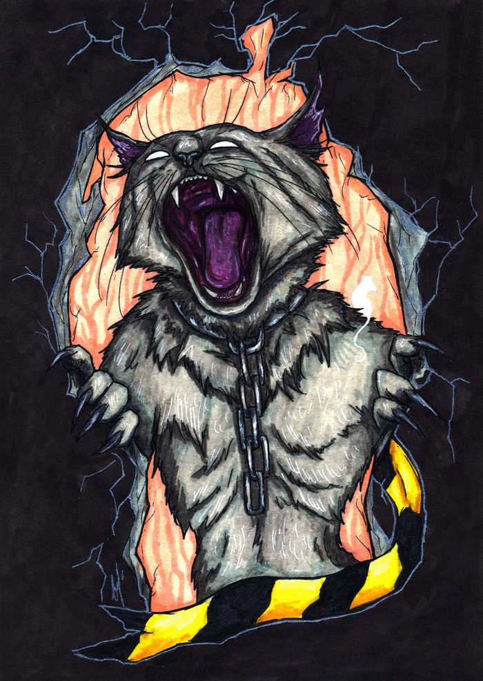 The Walking Cat ( The walking dead)