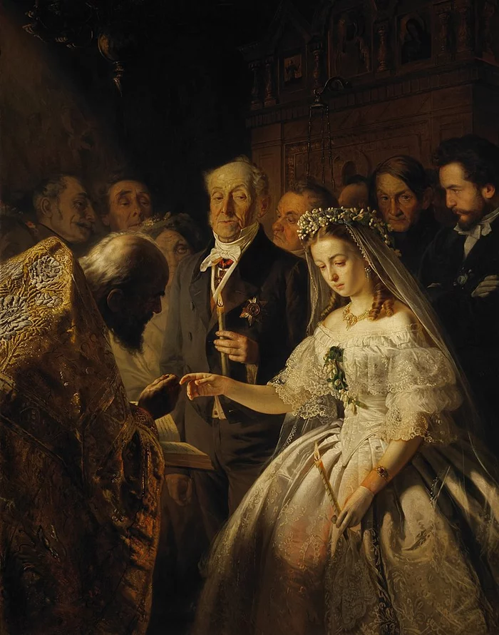 Unequal marriage by Pukirev, or who is depicted in the picture? - My, Painting, Art, Painting, Artist, Wedding, Oil painting, Russian painting, Art history, Wedding, Расследование, Longpost