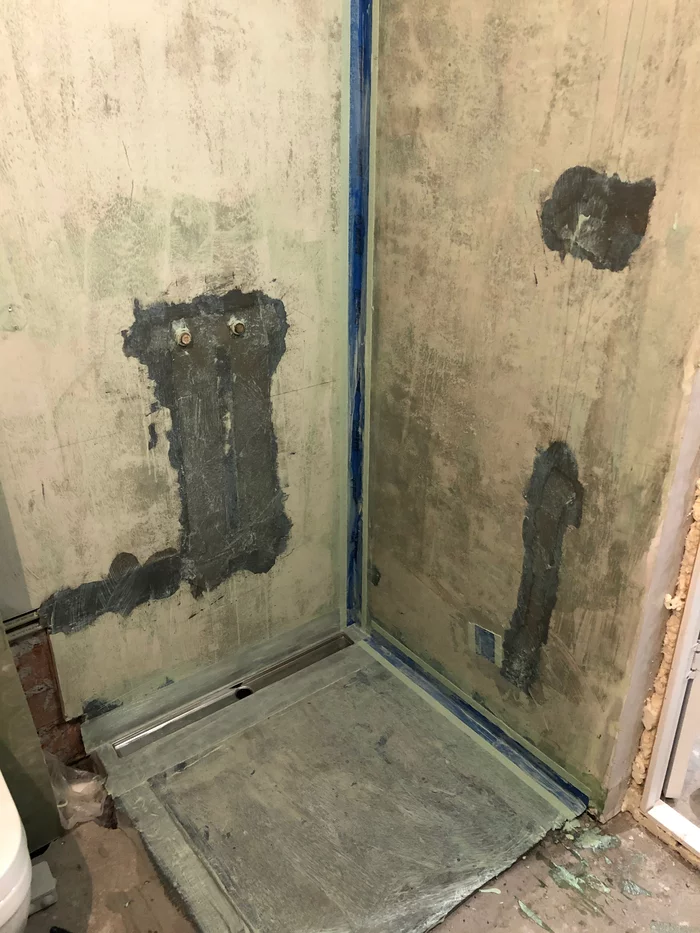 Bathroom renovation. Attempt number 12 - My, Repair of the bathroom, Krasnoyarsk, Longpost, Repair