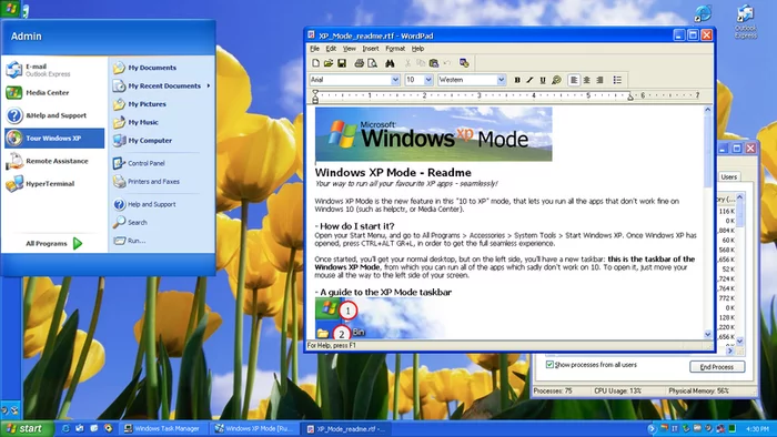 Энтузиаст воссоздал интерфейс Windows XP на базе Windows 10 1803 - Программирование, Windows XP, Windows 10, Reddit, Длиннопост
