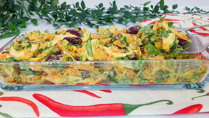 На праздник то, что нужно! От этого салата без ума все гости!