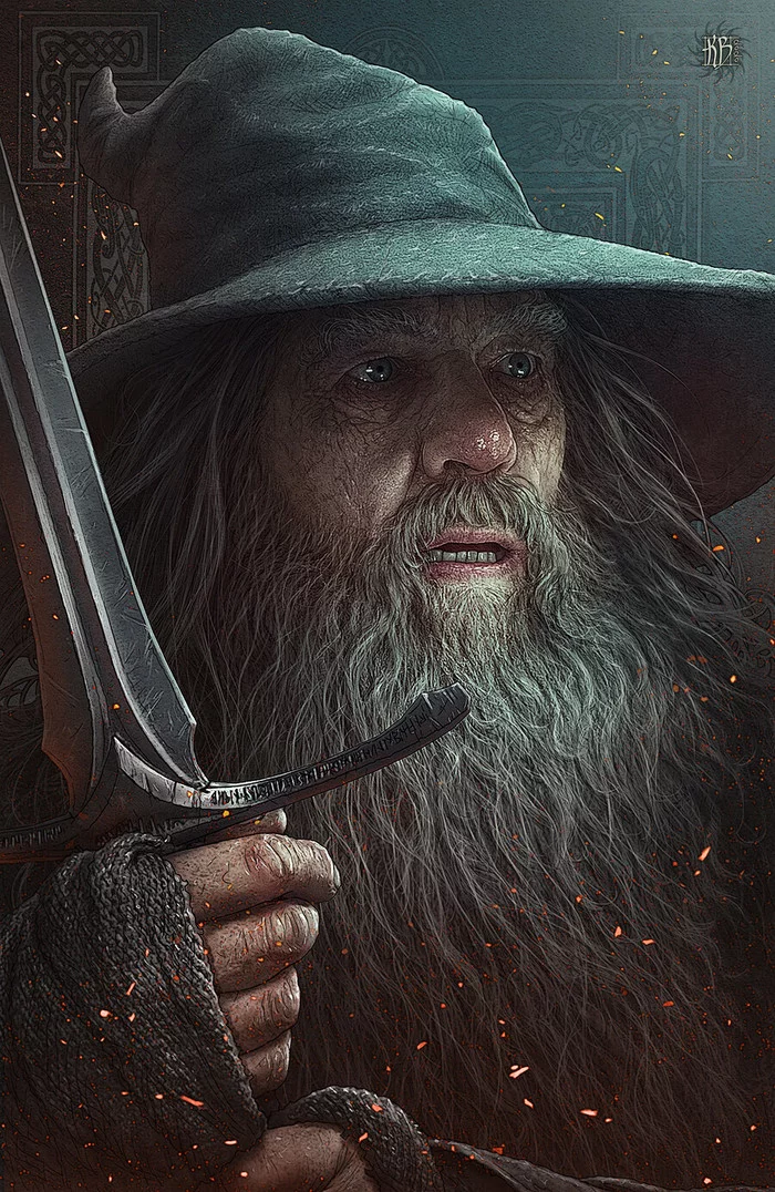 Gandalf - Art, Lord of the Rings, Tolkien, Gandalf, Kerem Beyit