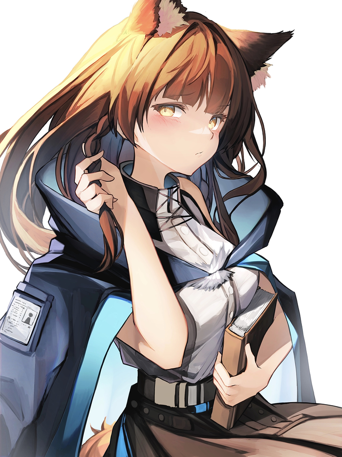   Tab Head Anime Art, Original Character, , Arknights, Animal Ears, , 