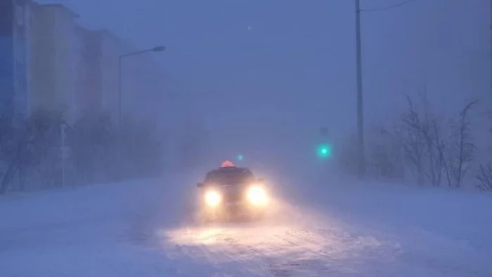 Anadyr, Chukotka. The city is engulfed in a blizzard - Video, Weather, Blizzard, Snow, Chukotka, Anadyr, Storm, Longpost