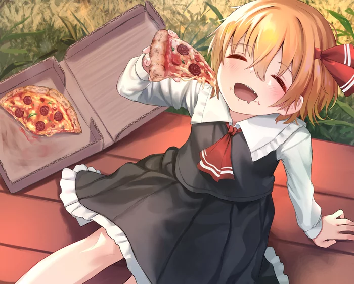 Yummy! - Touhou, Rumia, Anime art, Anime, Roke