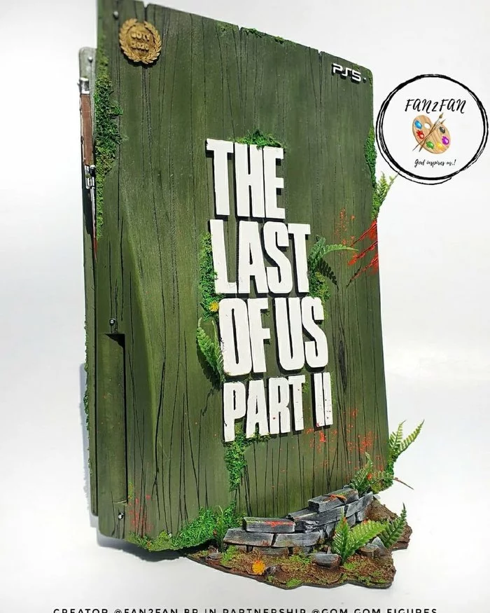Custom PlayStation 5 in the style of The Last of Us Part II - Playstation 5, The last of us 2, beauty, Sony, Longpost