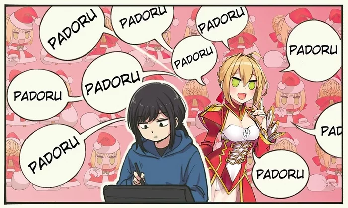 PADORU PADORU! - Fate, Fate grand order, Anime, Anime art, Art, Padoru, Longpost