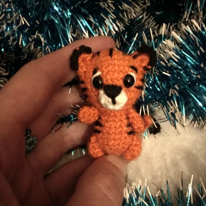 Tigger - My, New Year, Tiger, Amigurumi, Knitted toys, Longpost