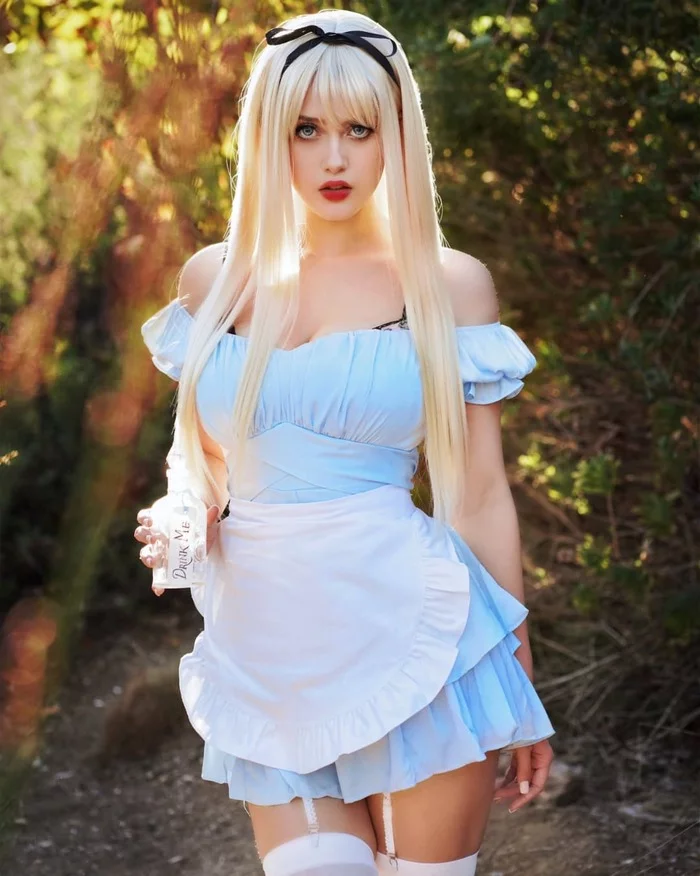 Alice in Wonderland - Instagram, Cosplay, Alice in Wonderland, Longpost, Girls, Stockings
