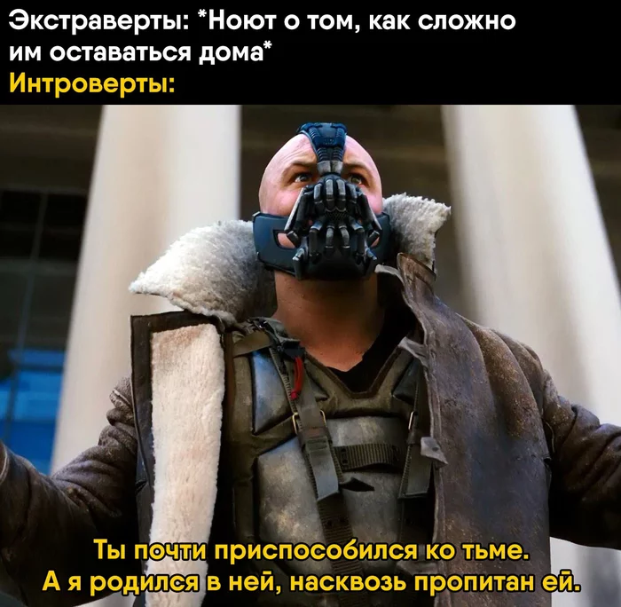 Разные типы людей - Типы людей, Экстраверт, Интроверт, Бэйн, Картинка с текстом