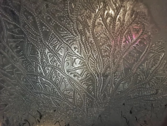 Winter patterns on glass - My, Patterns on the window, Winter, The photo, Patterns, freezing