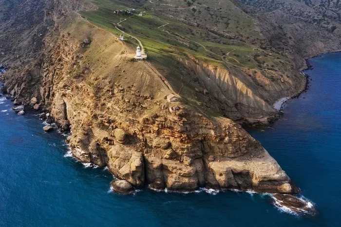 Cape Meganom. Zander. Crimea - Crimea, Sea, Black Sea, The city of Sudak, The photo, Nature, beauty, beauty of nature, Lighthouse, Cape Meganom