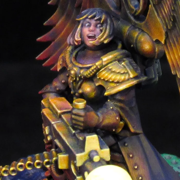 Retributor sister (warhammer 40k) - Wh miniatures, Wh humor, Adepta Sororitas, Warhammer 40k, Warhammer