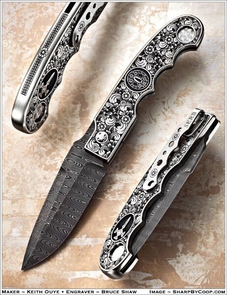 Great masters... No. 34: Engraving on Metal by Bruce Shaw - Knife, Master, Engraver, Engraving, Yandex Zen, Longpost