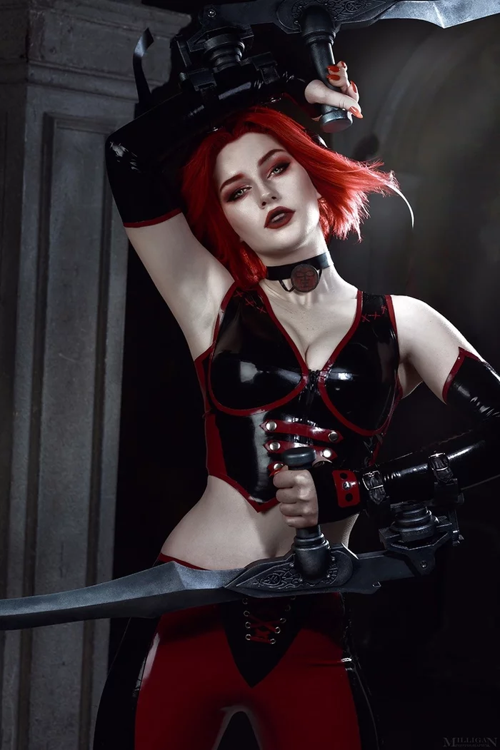 Bloodrayne - Cosplay, Games, Bloodrayne, Bloodrayne 2, Girls, Dampier, Latex, The photo, Longpost