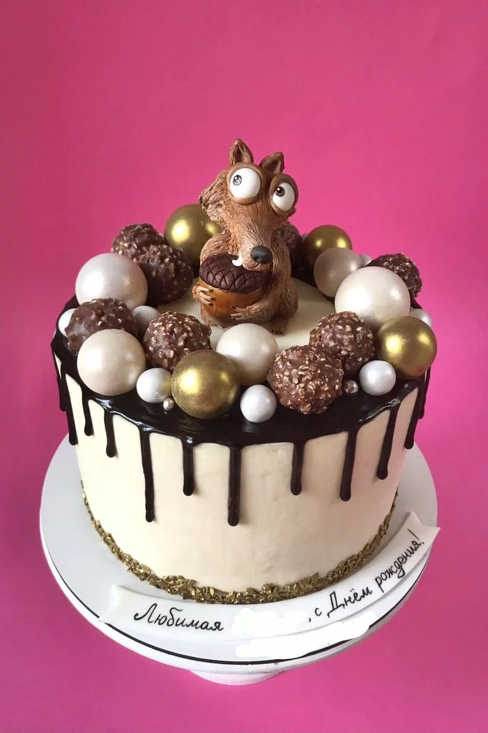 sweet squirrel - My, Cake, Squirrel, ice Age, Idea, Design
