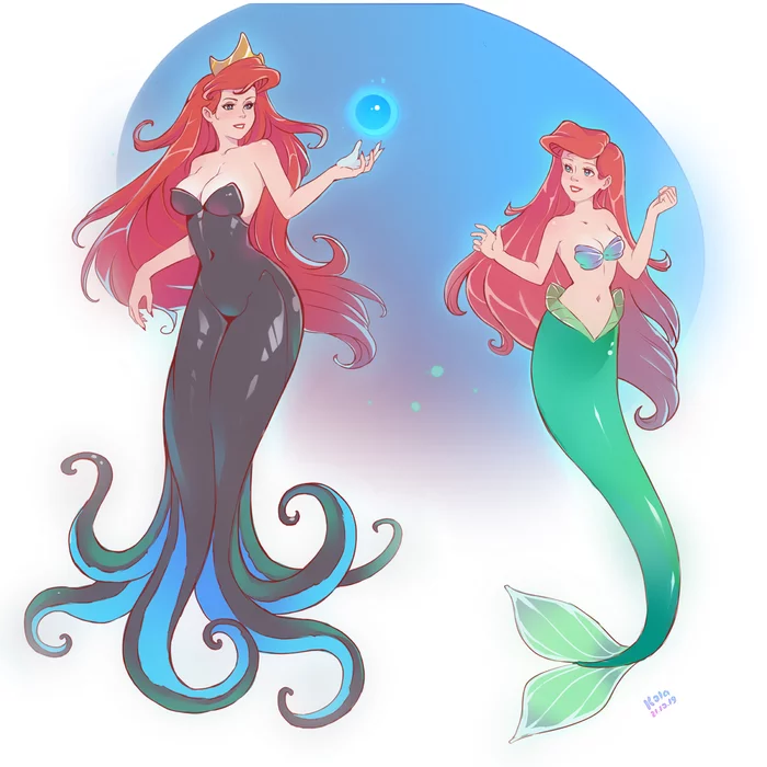 Ariel - My, Art, Disney princesses, the little Mermaid, Ariel