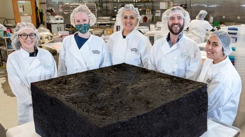 In the US, baked the world's largest cupcake with hemp - Hemp, USA, Jamb