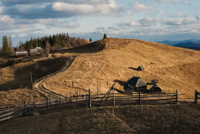 House in the mountains - My, The photo, Landscape, The mountains