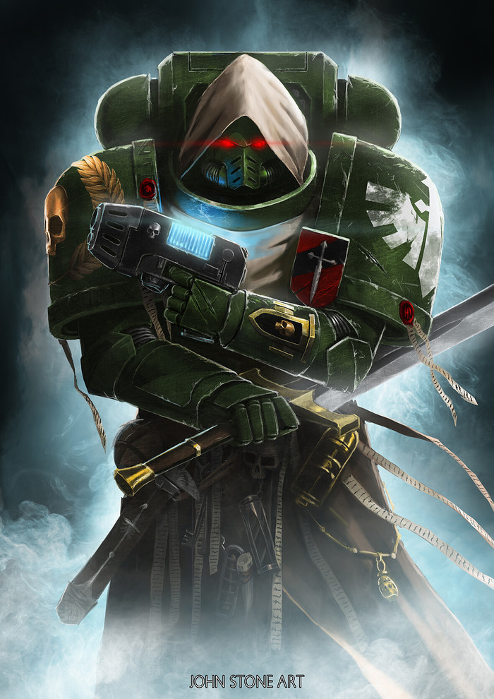 Unforgiven byJohn Stone  , Adeptus Astartes, Warhammer 40k, Wh Art, , John Stone