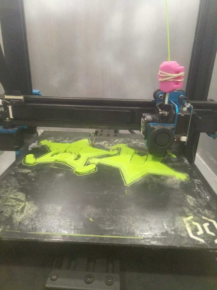 Again, about the stars. Post-report with additional information - My, Screaming star, New Year, Longpost, 3D печать, 3D printer