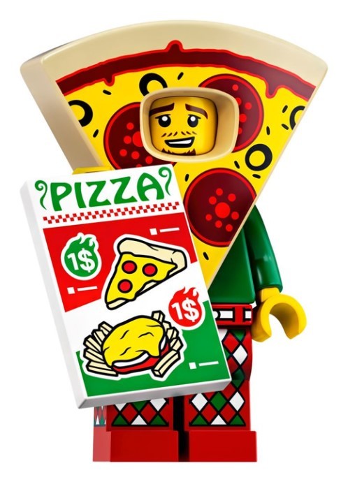 LEGO Pizza Costume Guy - LEGO, Коллекционные фигурки, Обзор, Игрушки, Конструктор, Костюм, Видео