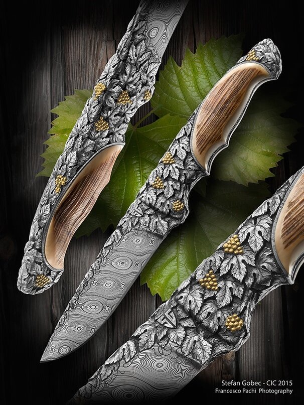 Knives from... No. 260: Stefan Gobec's Knives - Knife, Master, Damascus, Engraving, Yandex Zen, Longpost