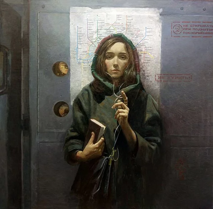 In the underground - Painting, Artist, Art, Painting, Drawing, Andrey Shatilov