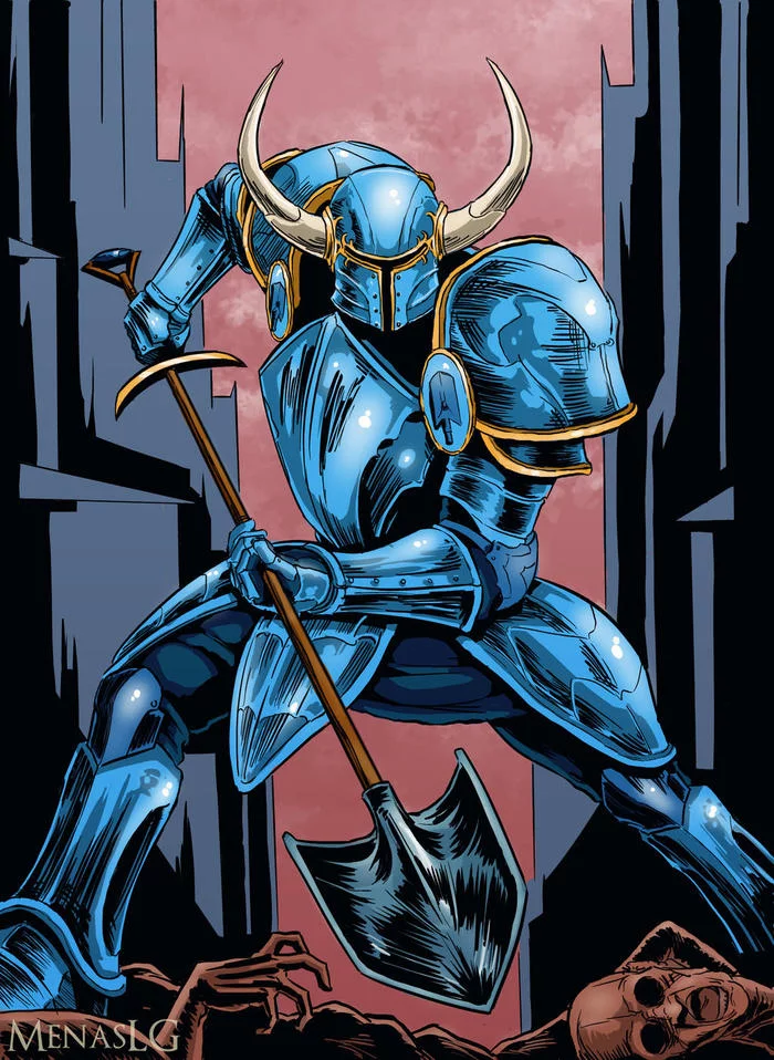 The Shovel Knight - Art, Games, Shovel Knight, Menaslg