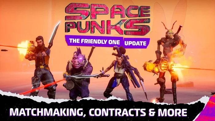 Space Punks received a new patch - The Friendly One - Patch, Update, New items