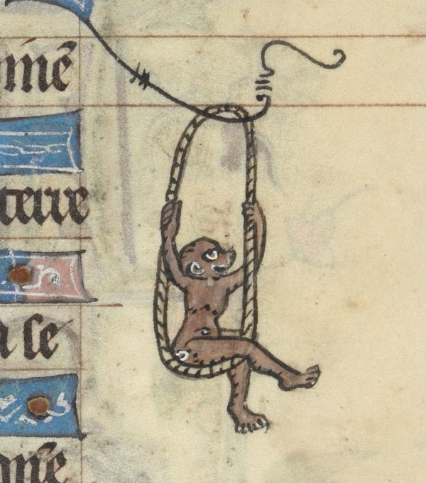 Small, sympathetic... - Suffering middle ages, Strange humor, A selection, Marginalia, Miniature, Middle Ages, Manuscript, Gothic font, Books, Illustrations, Comical, Animals, Bestiary, Longpost