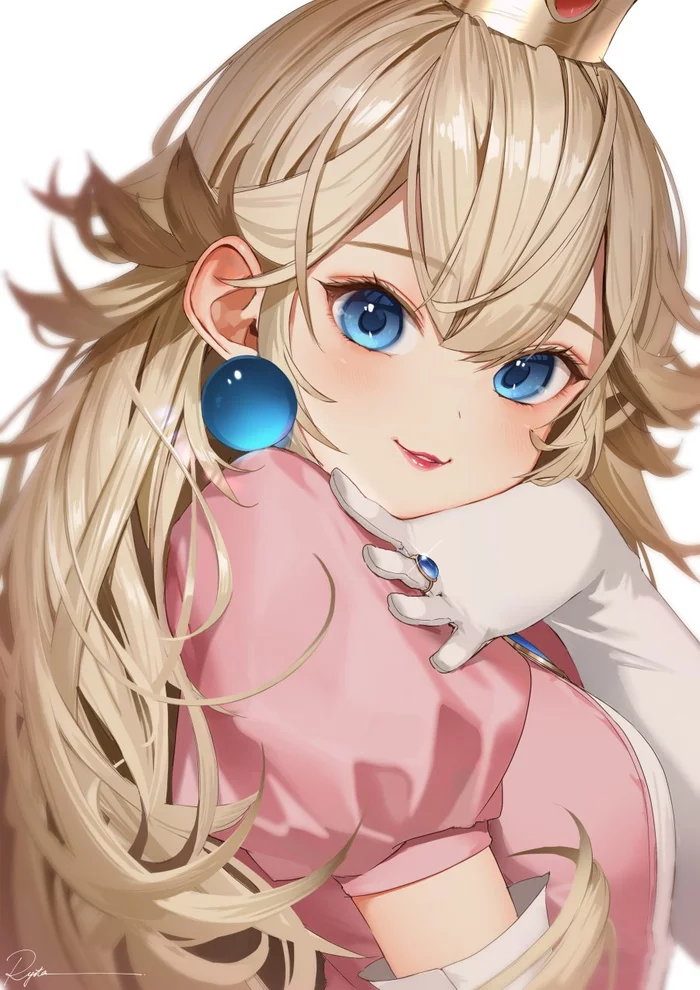 Princess peach - Anime, Anime art, Princess peach, Mario, Games, Art, Girls, Ryota