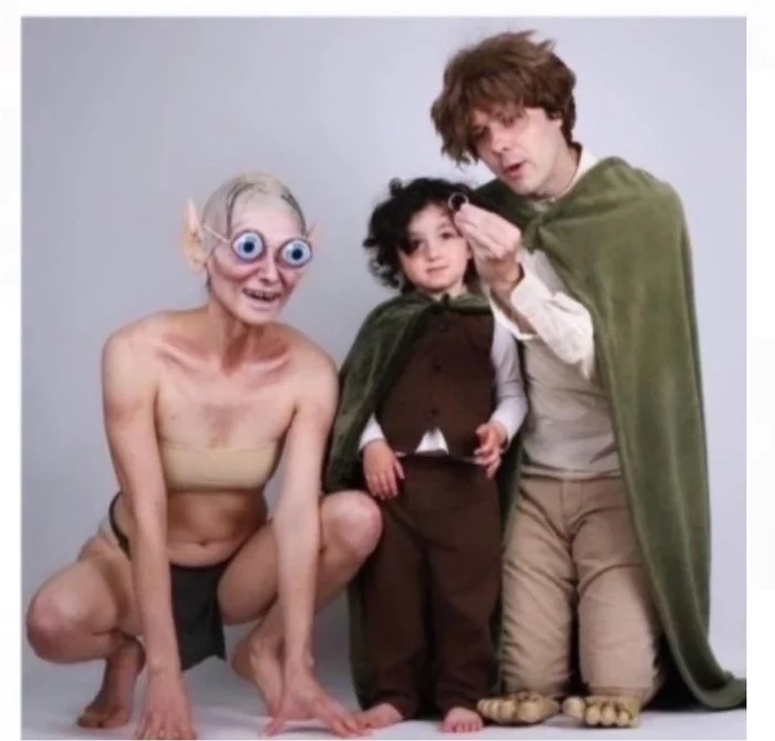 Lord of the Rings lover mother - grief in the family - Cosplay, Lord of the Rings, Gollum, The hobbit, Costume, Halloween costume, Humor, PHOTOSESSION