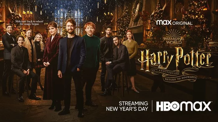 American streaming service HBO Max has released a poster for a special episode of Harry Potter - Harry Potter, HBO, Poster, Actors and actresses, Celebrities, Daniel Radcliffe, Emma Watson, Rupert Grint, Tom Felton, Bonnie Wright, Evanna Lynch, Longpost, Twitter