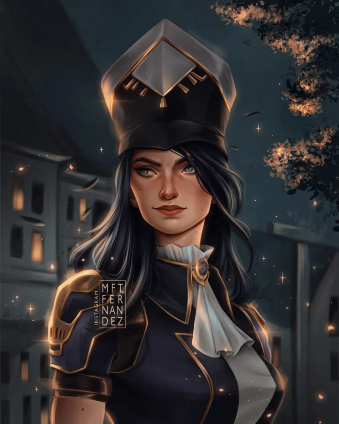 Кейтлин Кираман - Арт, Caitlyn (LoL), Arcane, League of Legends, Mftfernandez