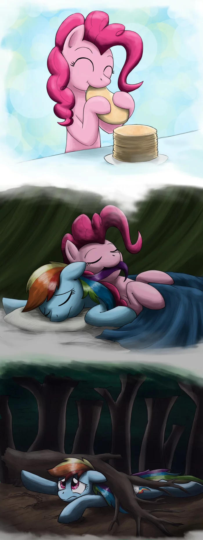 Two types of dreams - My little pony, Rainbow dash, Pinkie pie, Comics, Otakuap, Longpost