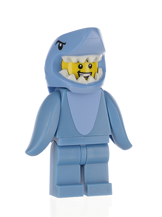 LEGO Shark Guy | Парень Акула - Моё, LEGO, Игрушки, Коллекция, Фигурки, Акула, Косплей, Видео, Длиннопост