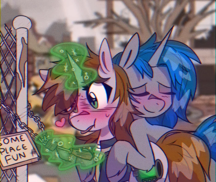 Свидание - My Little Pony, Original Character, Littlepip, Homage, Fallout, Fallout: Equestria