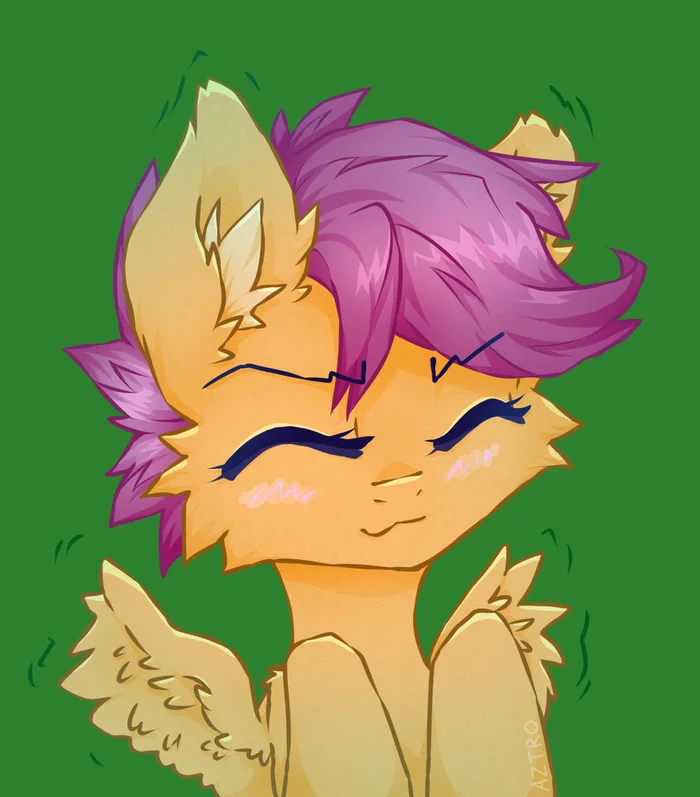 Well deserved rest - My little pony, Scootaloo