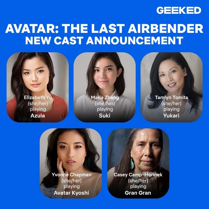 Actresses for Azula and other characters in the Netflix adaptation of Aang have been revealed! - Avatar: The Legend of Aang, Azula, Suyuki, Kyoshi, Netflix