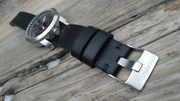 Watch strap Diesel dz-1750. Diesel watch dz-1750. Diesel watch dz-1750 - Wrist Watch, Leather products, With your own hands, Needlework without process, Strap, Natural leather, Leather, Handmade, Presents, Accessories, Diesel, Male, Clock, Longpost