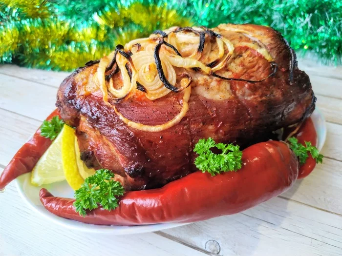 Meat in the oven or your favorite meatloaf on the festive table (it's easy)! - Snack, Recipe, Cooking, Video recipe, Meat, Video, Longpost