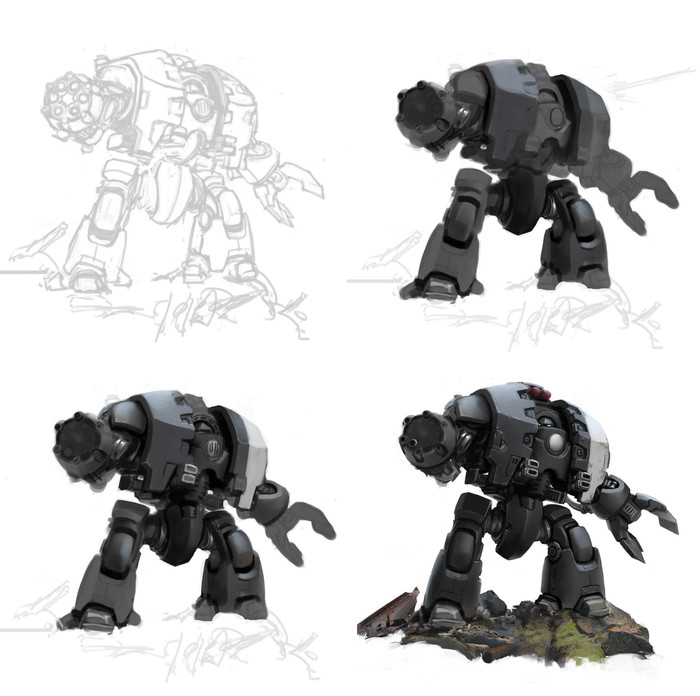 Wh 40k Art byIhor Zhovtovsky Wh Art, Warhammer 40k, Adeptus Astartes, , Astra Militarum, Raven Guard,  , , , Stormboyz, Scout squad, White Scars, 