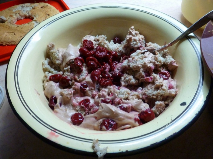 Торт " Пьяная вишня", пошагово ( практически нетвердою рукой) ))) Выпечка, Торт, Рецепт, Длиннопост