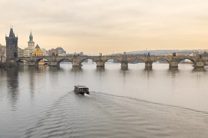 The Charles Bridge - My, The photo, Prague, Czech, Vltava