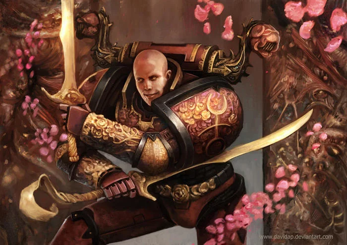 Teke Smiling - Warhammer 40k, Emperor`s Children, Wh Art, Dan Abnett