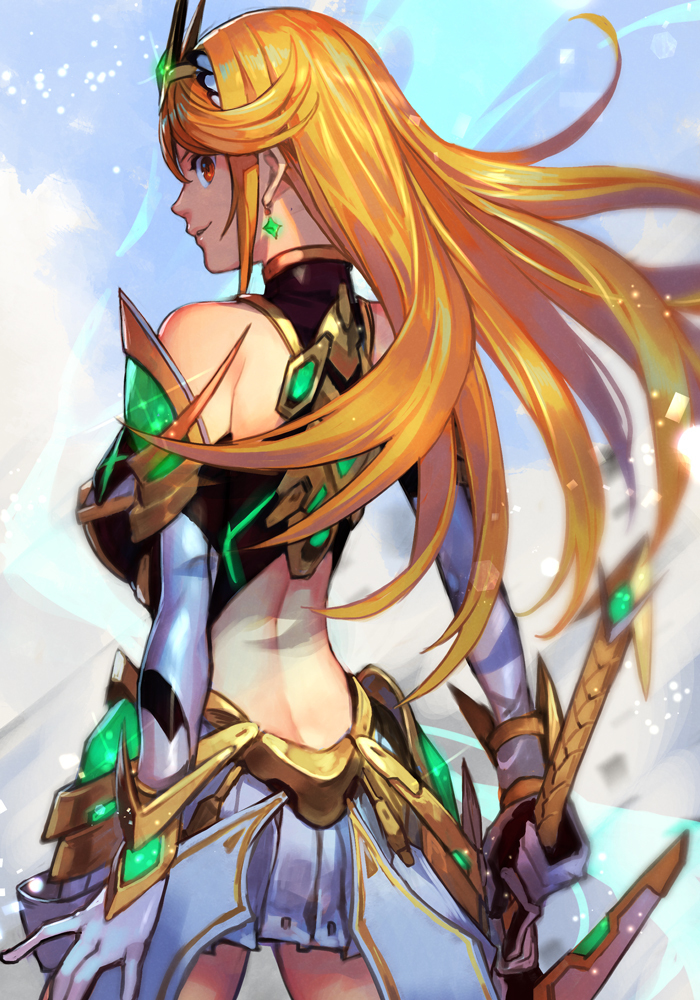 Mythra by hungry clicker - Hungry Clicker, Girls, Games, Mythra, Game art, Xenoblade