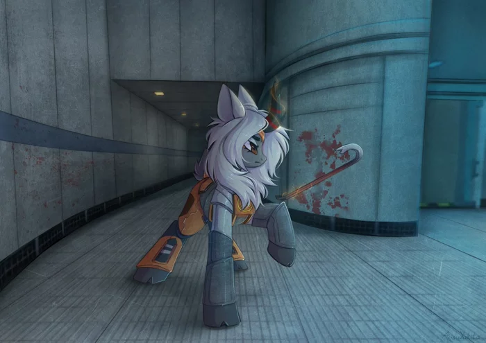 Silent Kirin - My little pony, Original character, MLP Kirin, MLP crossover, Half-life