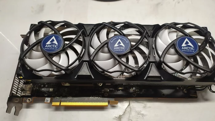 Non-native cooling and the RX 5700XT - My, Repair, Rukozhop, Video card, Longpost