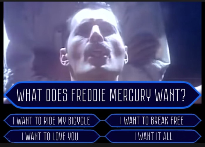  :     Freddie Mercury ?